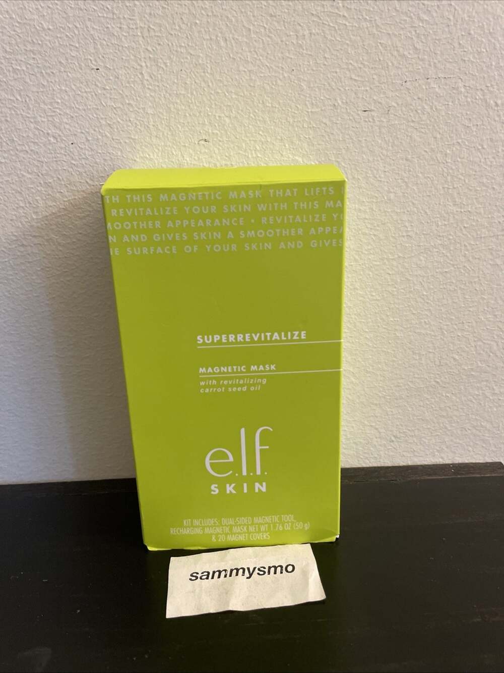 ELF Skin Superrevitalize Magnetic Face Mask, Revitalizing Carrot Seed Oil, READ